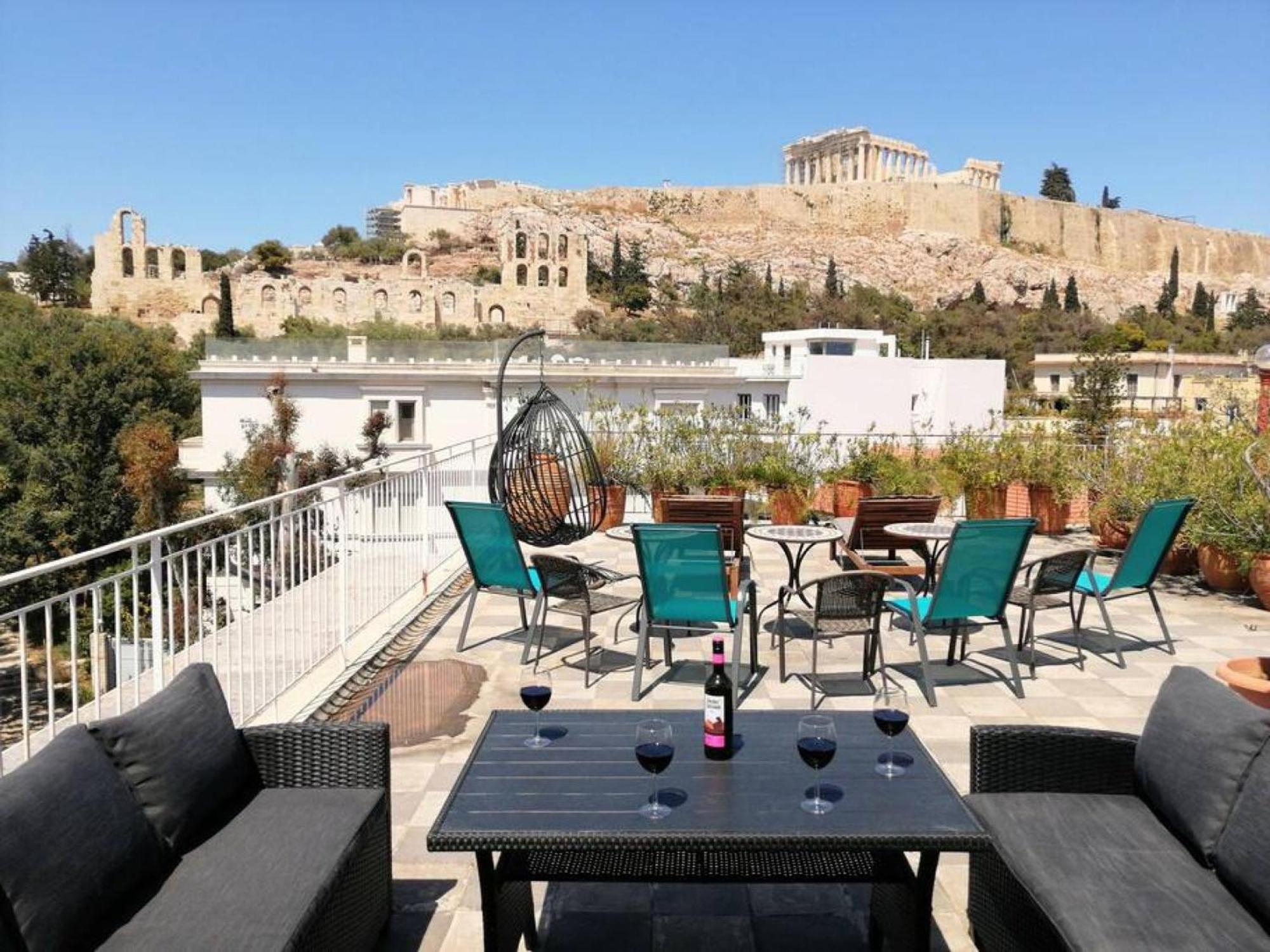 Stunning Acropolis View Apartment Atenas Exterior foto