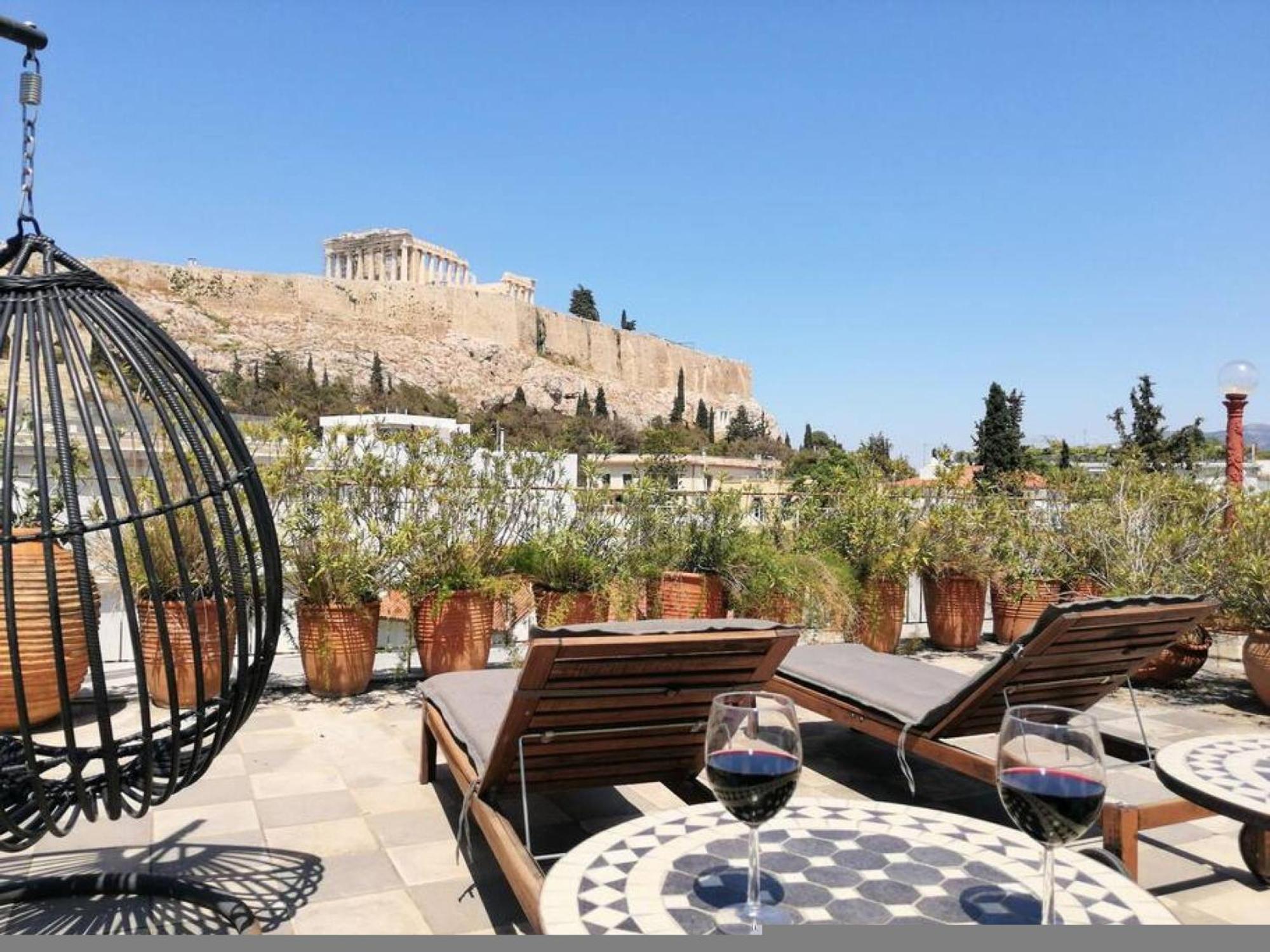 Stunning Acropolis View Apartment Atenas Exterior foto
