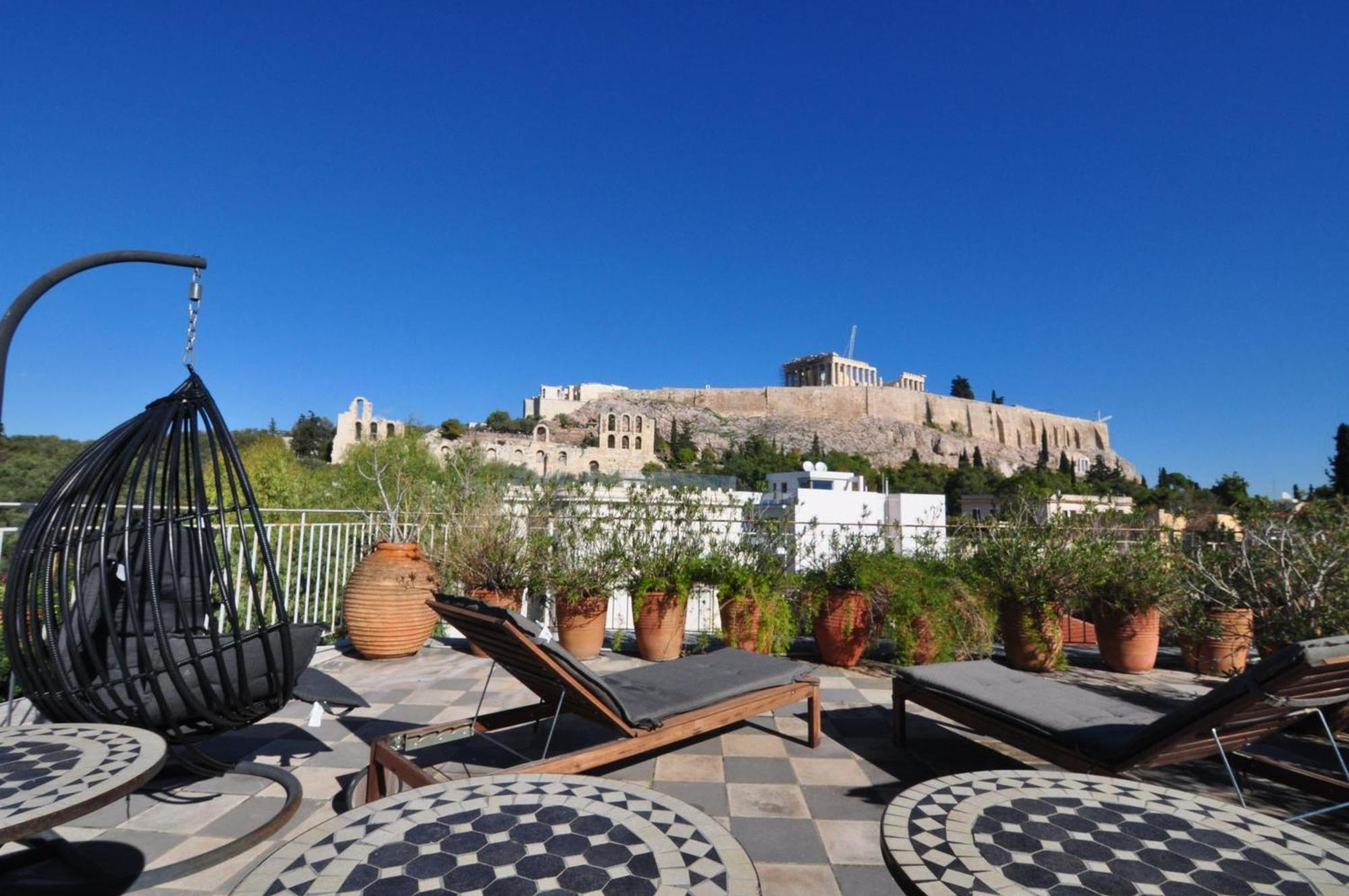 Stunning Acropolis View Apartment Atenas Exterior foto