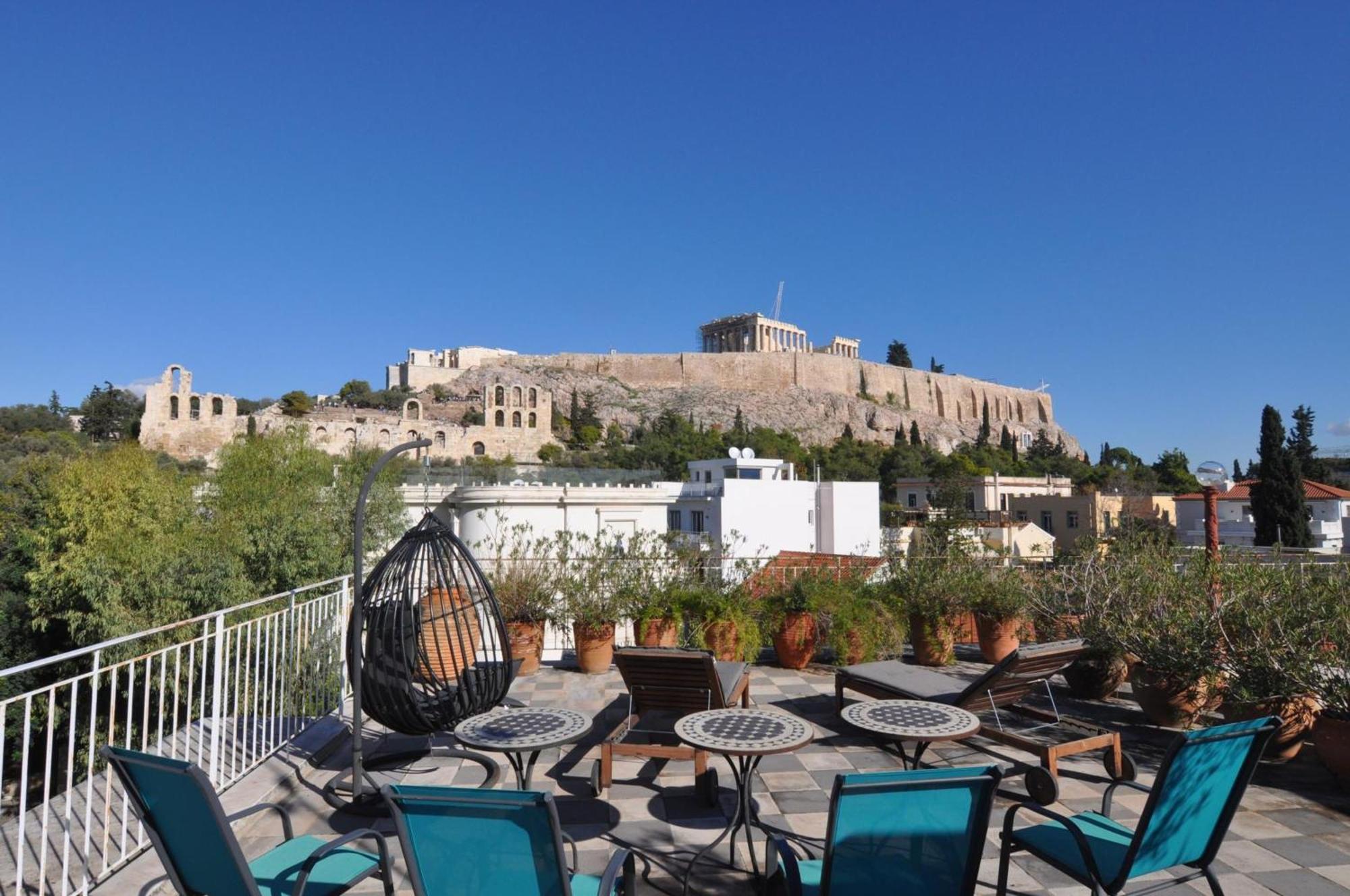 Stunning Acropolis View Apartment Atenas Exterior foto